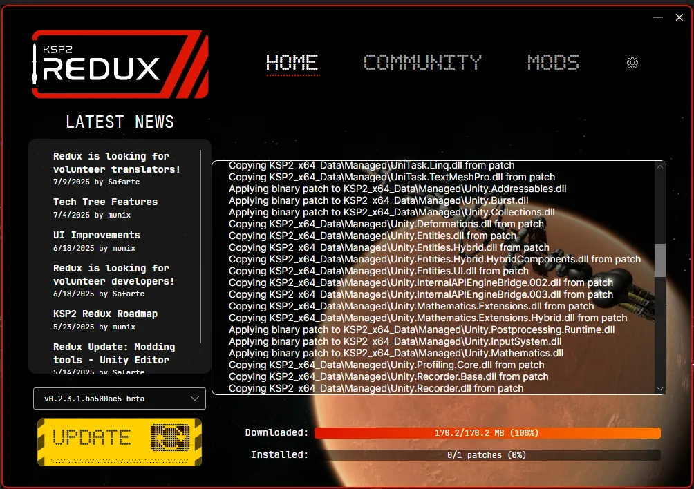 Installer and launcher preview