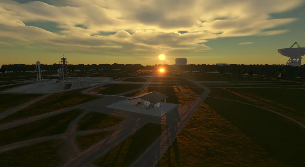 Kerbin sunrise