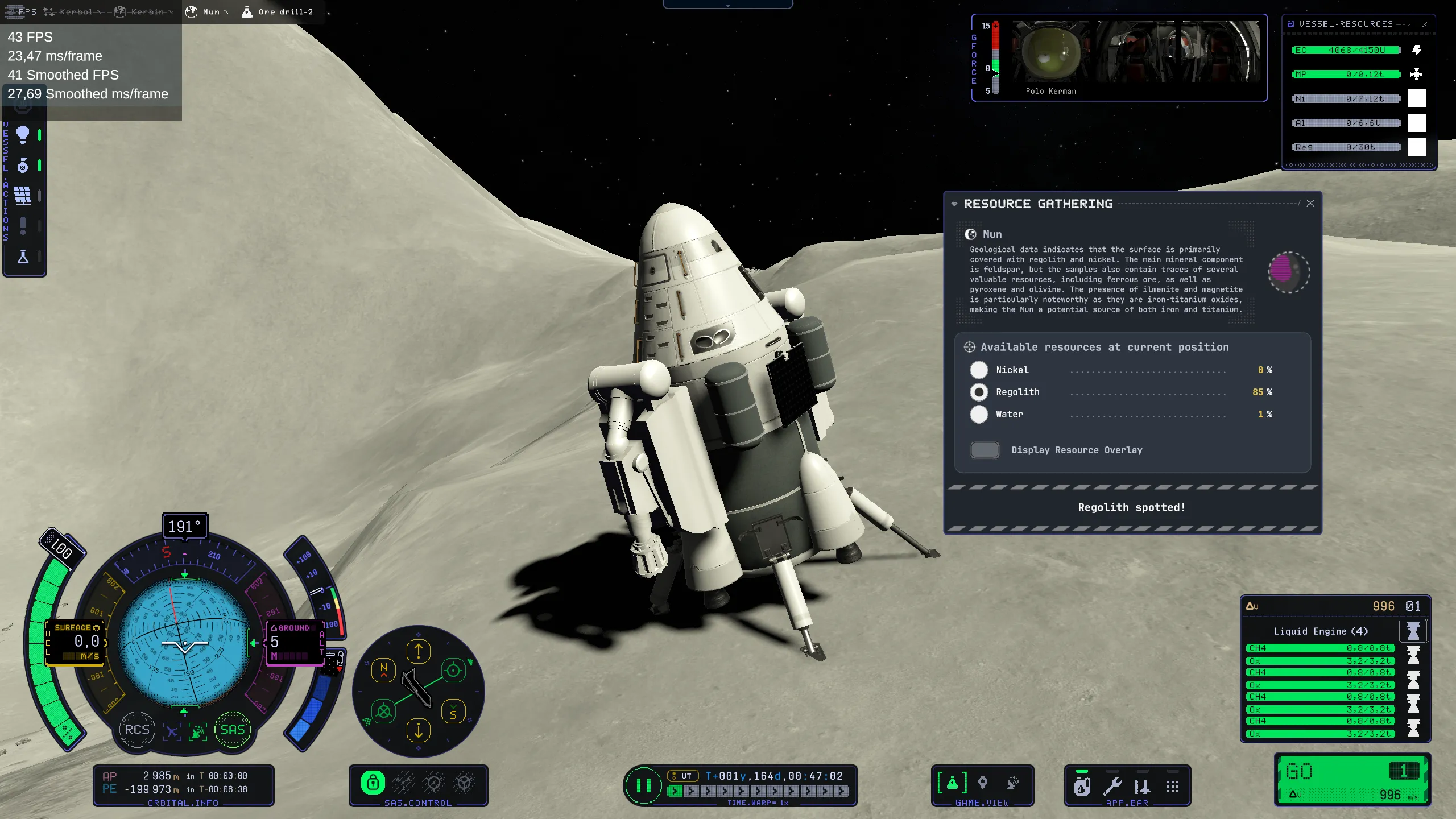 Resource extraction UI